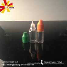 Botella del cuentagotas del plástico del animal doméstico de 10ml 15ml